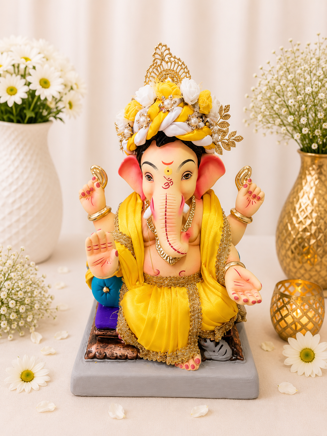 Plain Vastra Yellow - 12 inch