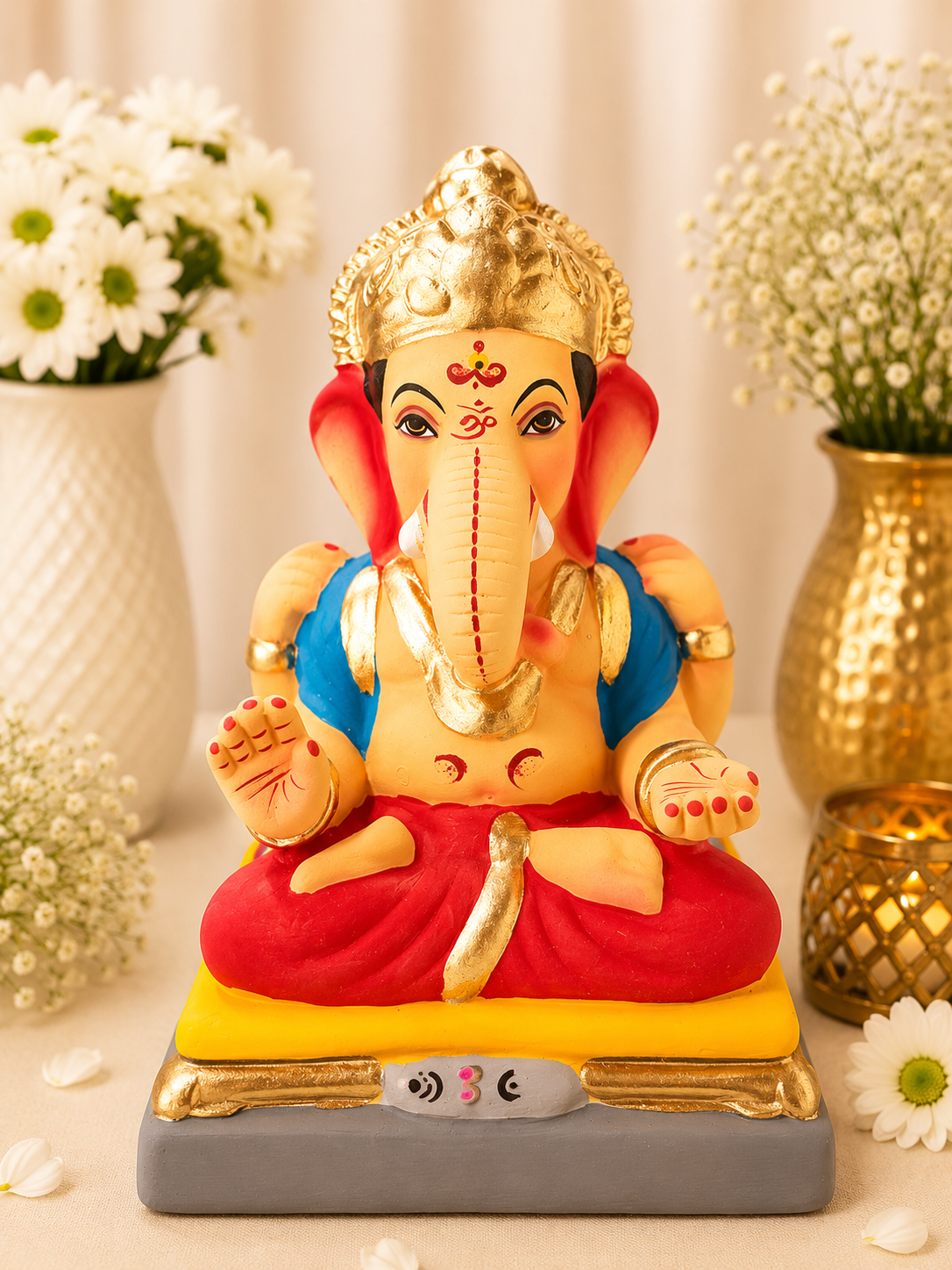 Chourang Red Blue - 6 inch