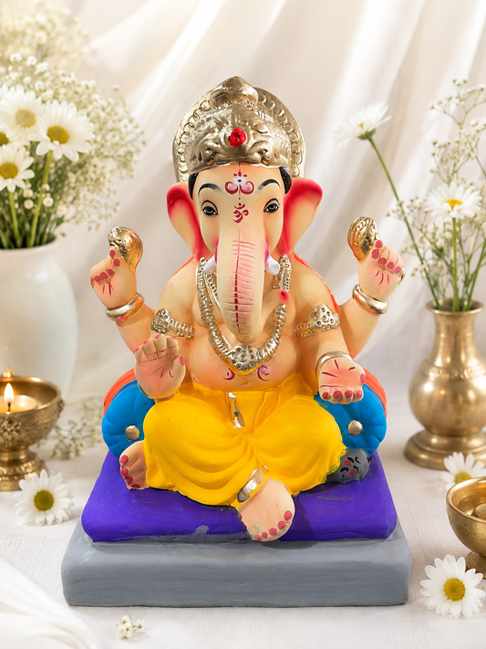 Mayureshwar Yellow Kesari - 12 inch