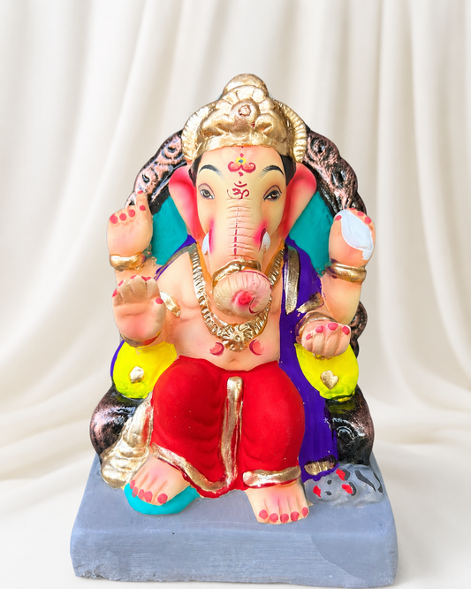 Lalbaug Cha Raja Red Purple - 9 inch