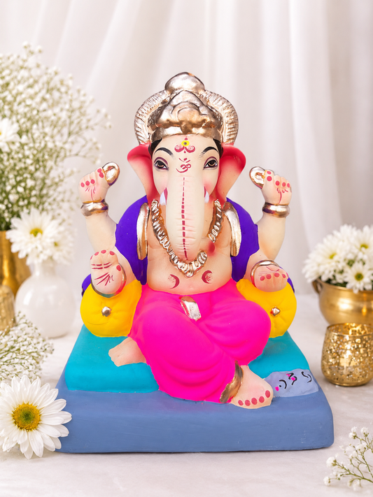 Mayureshwar Pink Purple - 9 inch