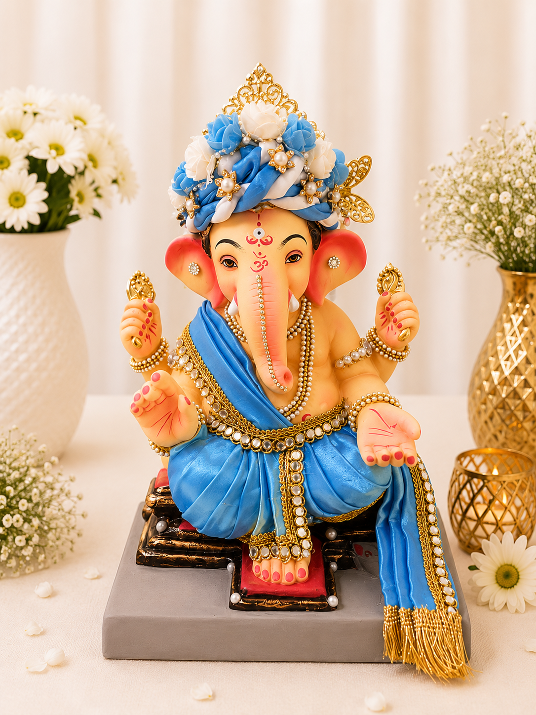 Plain Vastra Blue - 12 inch