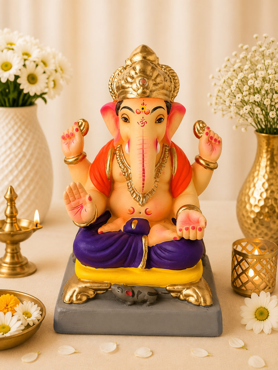 Chourang Ganesh - 9 inch