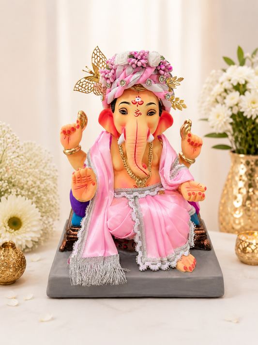 Plain Vastra Pink- 12 inch
