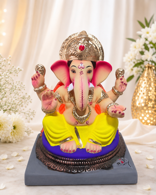 Potya Titwala Yellow Kesari - 14 inch