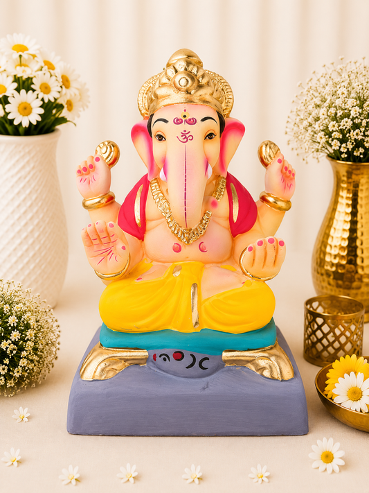 Chourang Yellow Red - 9 inch