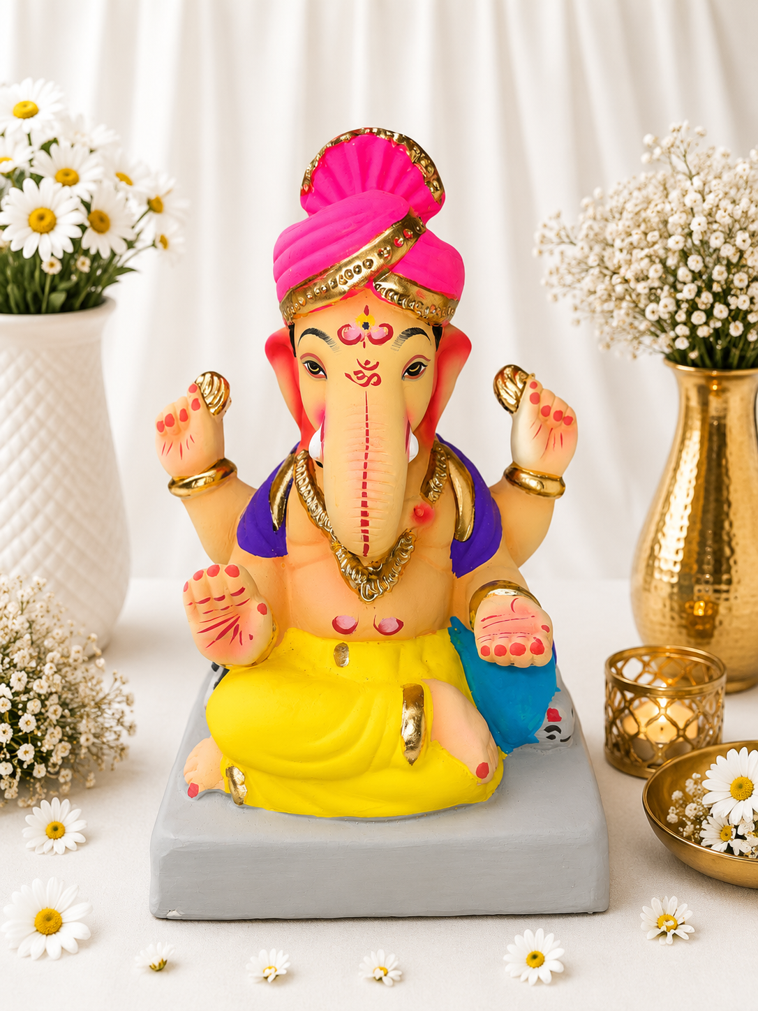 Pheta Yellow Purple- 9 inch