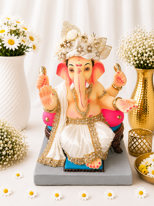 Plain Vastra White - 12 inches